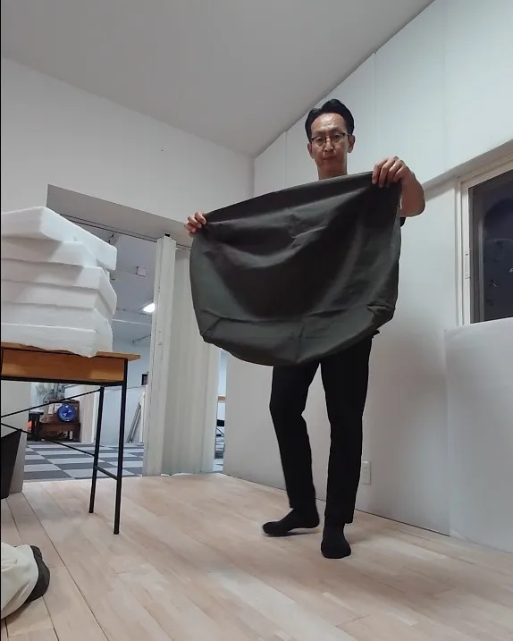 ウレタンを使わないクッションづくり